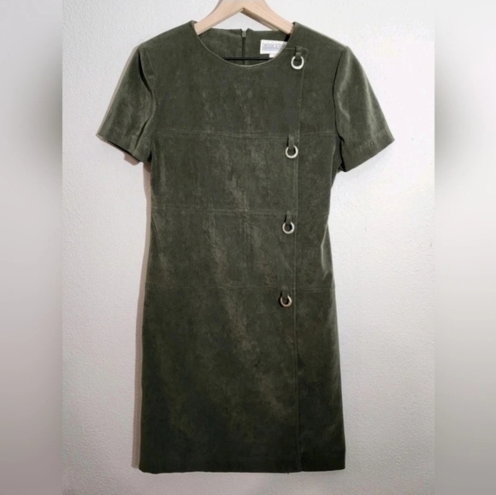 Vintage Jessica Howard • Faux‎ Suede Dress